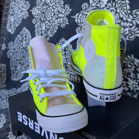 Converse Chuck Taylor All Star Hi Lemon Venom/White/Multi MEN`S - Picture 10 of 16